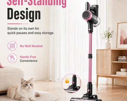 Aspirateur sans fil 55 kPa – Autonomie 45 min, réservoir 1,5 L - image 4