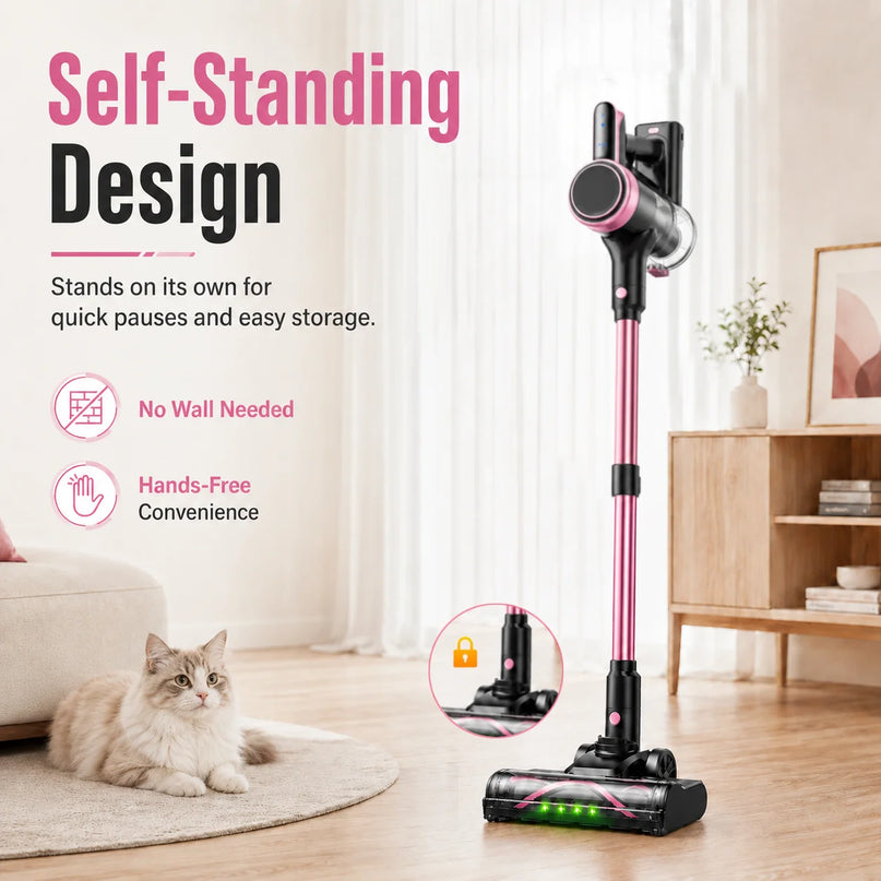 Aspirateur sans fil 55 kPa – Autonomie 45 min, réservoir 1,5 L - image 4
