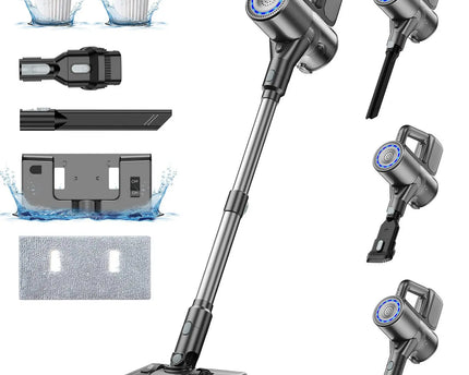 Aspirateur sans fil polyvalent – Têtes interchangeables