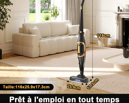 Aspirateur balai sans fil 3-en-1 – 35 kPa, autonomie 40 min - image 6