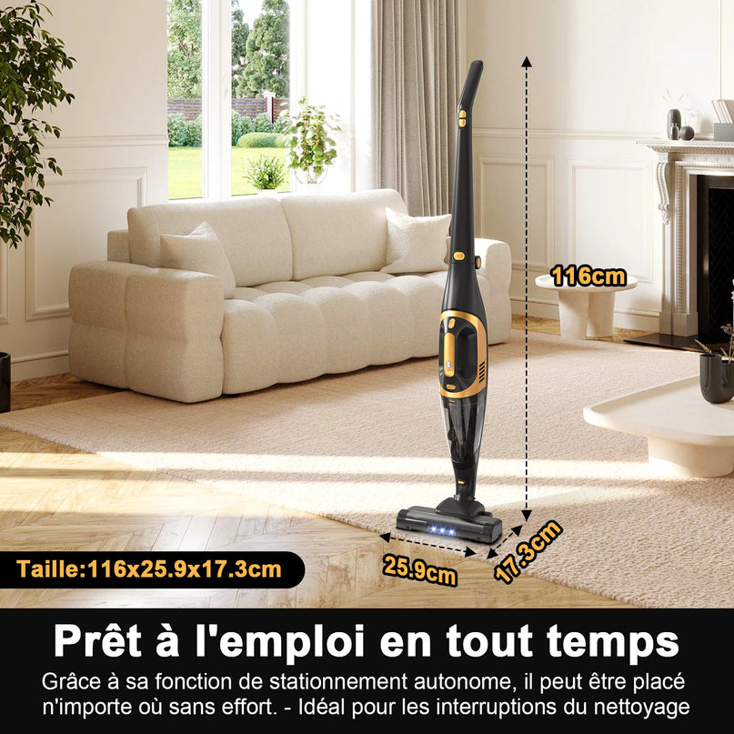 Aspirateur balai sans fil 3-en-1 – 35 kPa, autonomie 40 min - image 6