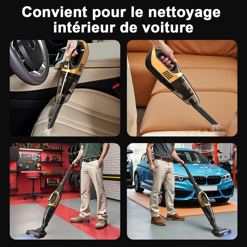 Aspirateur balai sans fil 3-en-1 – 35 kPa, autonomie 40 min - image 3
