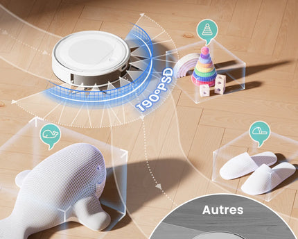 Lefant M310 Ultra – Robot aspirateur laveur 6000 Pa avec navigation ToF - image 3