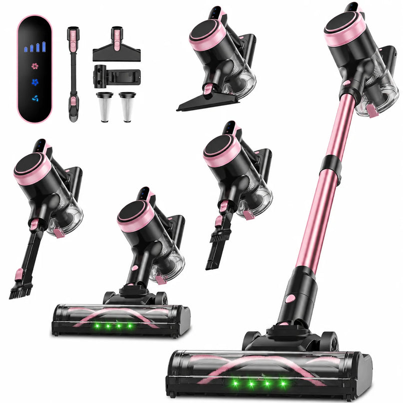 Aspirateur sans fil 55 kPa – Autonomie 45 min, réservoir 1,5 L