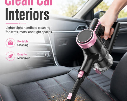Aspirateur sans fil 55 kPa – Autonomie 45 min, réservoir 1,5 L - image 7
